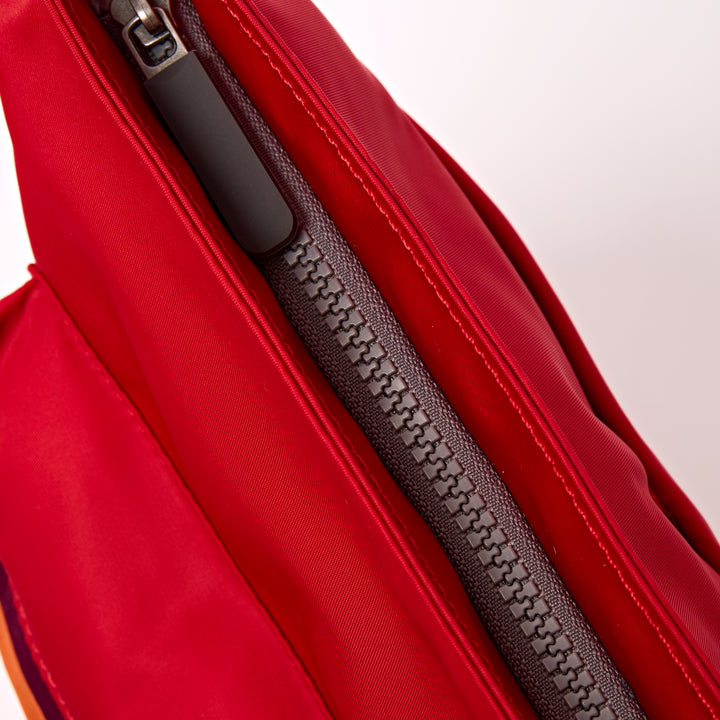 Kennington Crossbody Bag in Cranberry Stripe