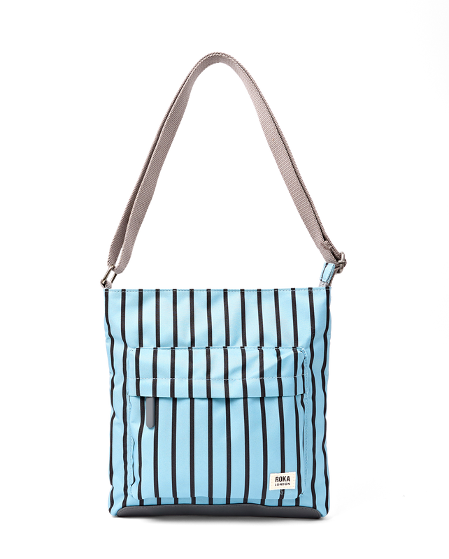 Kennington Crossbody Bag in Blue Stripe