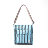 Kennington Crossbody Bag in Blue Stripe