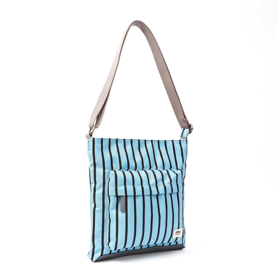Kennington Crossbody Bag in Blue Stripe