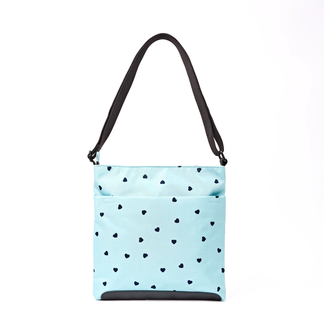 Kennington Crossbody Bag in Heart Print
