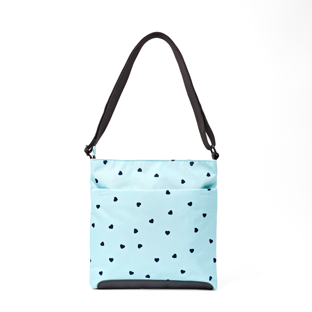 Kennington Crossbody Bag in Heart Print