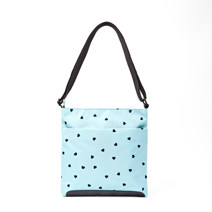 Kennington Crossbody Bag in Heart Print