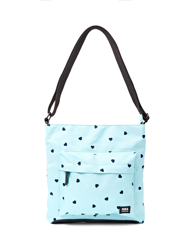Kennington Crossbody Bag in Heart Print