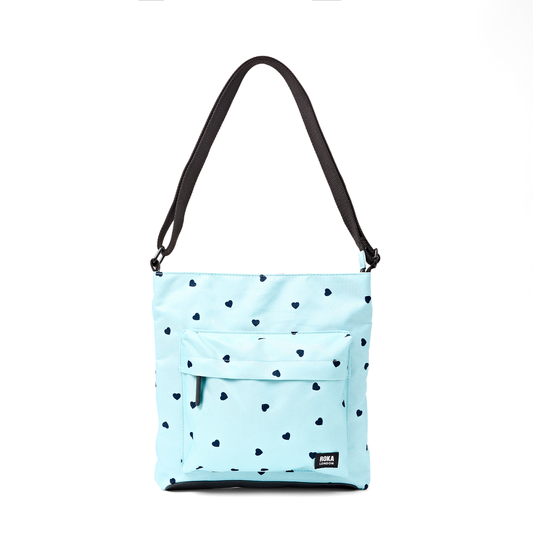 Kennington Crossbody Bag in Heart Print