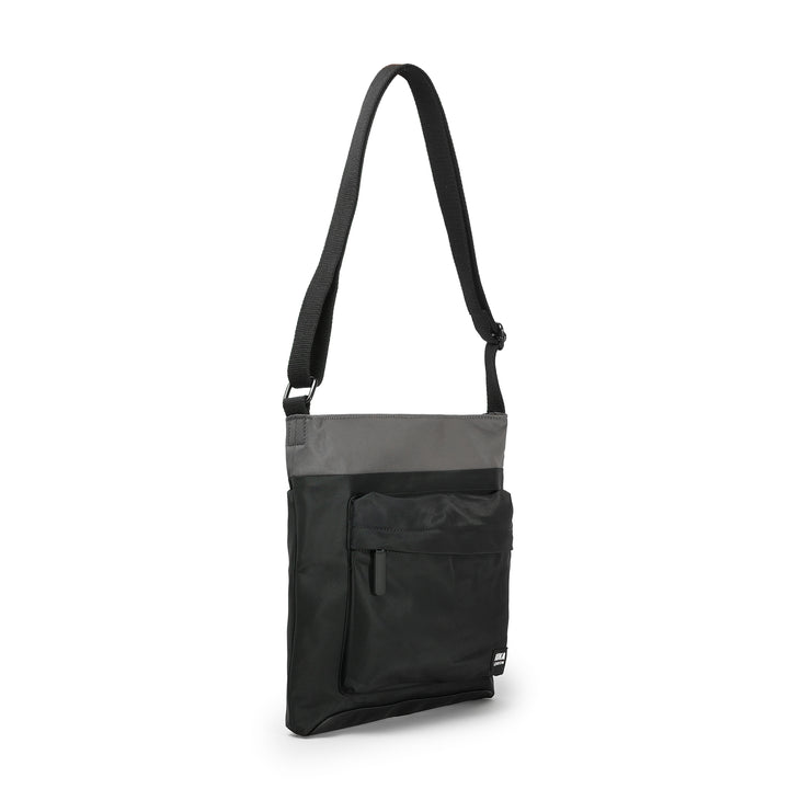 Creative Waste Kennington B Black / Graphite Recycled Nylon