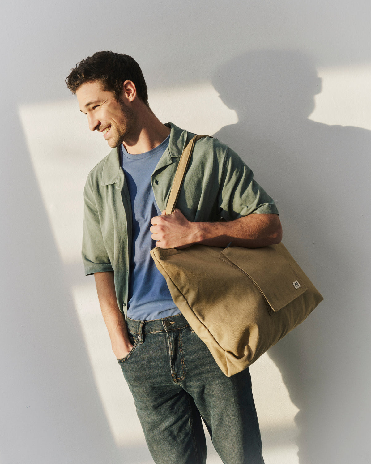 Portobello Tote Bag in Khaki