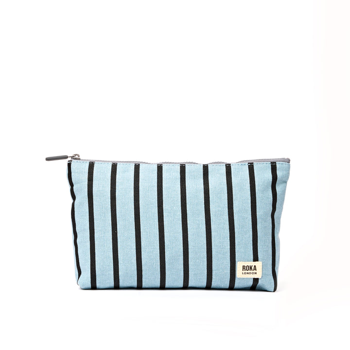 Maida Vale Pouch in Blue Stripe