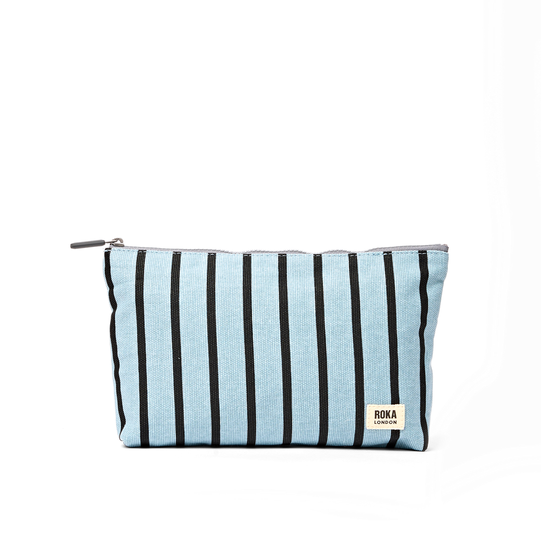 Maida Vale Pouch in Blue Stripe