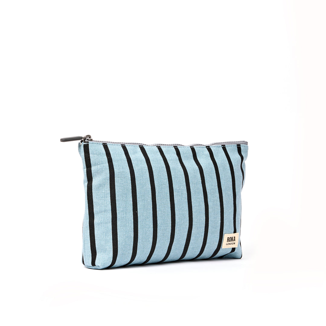 Maida Vale Pouch in Blue Stripe