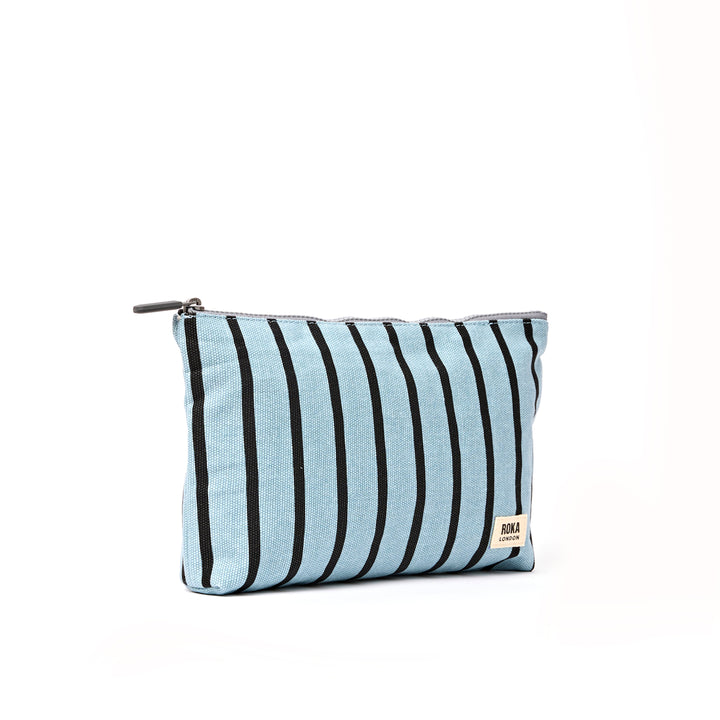 Maida Vale Pouch in Blue Stripe