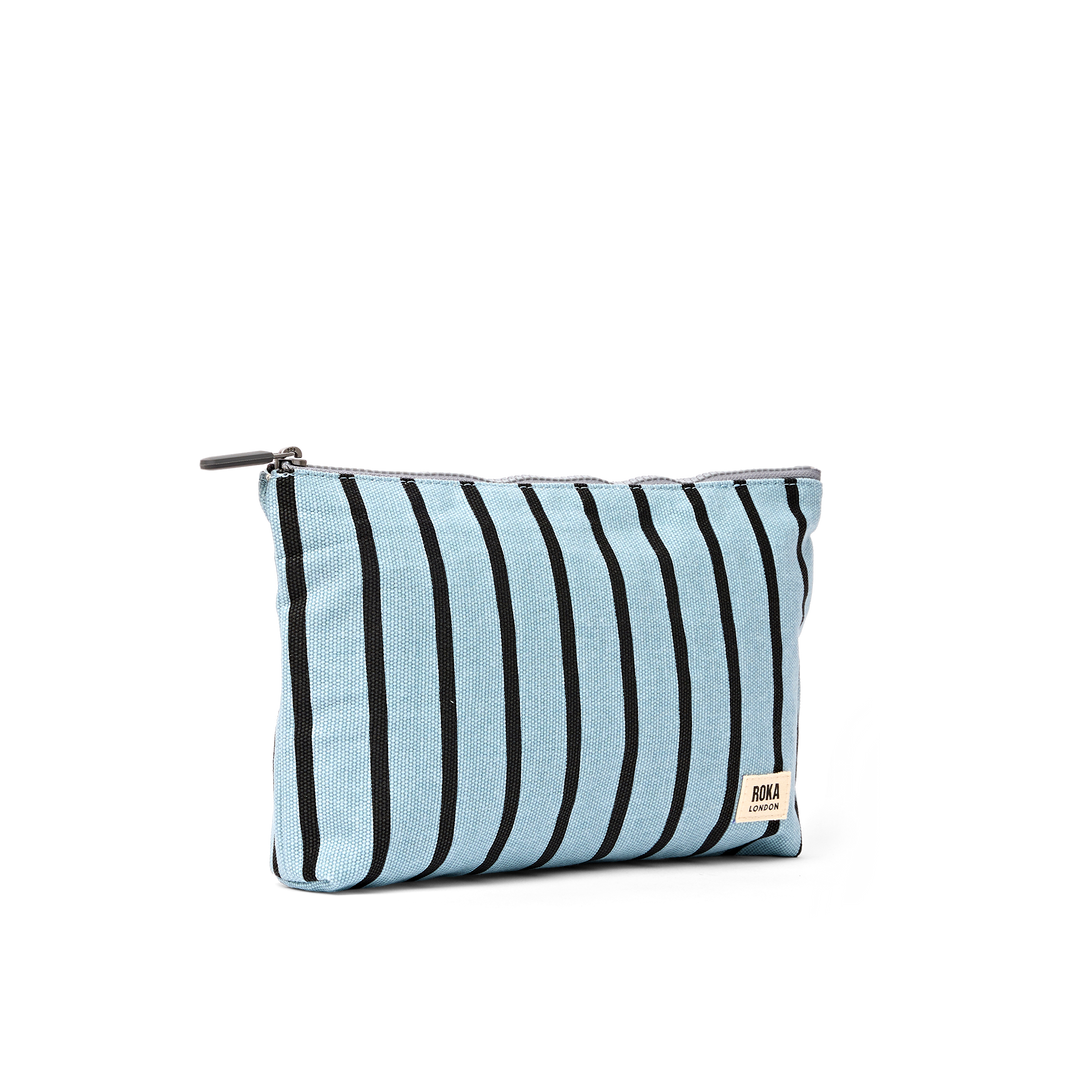 Maida Vale Pouch in Blue Stripe