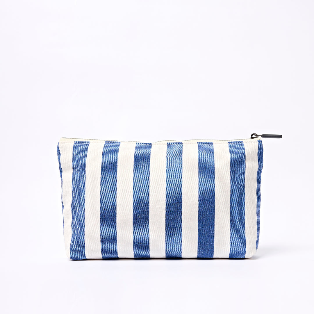 Maida Vale Pouch in Denim Stripe