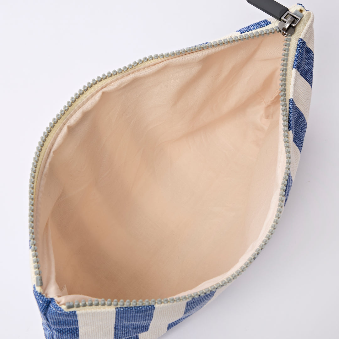 Maida Vale Pouch in Denim Stripe