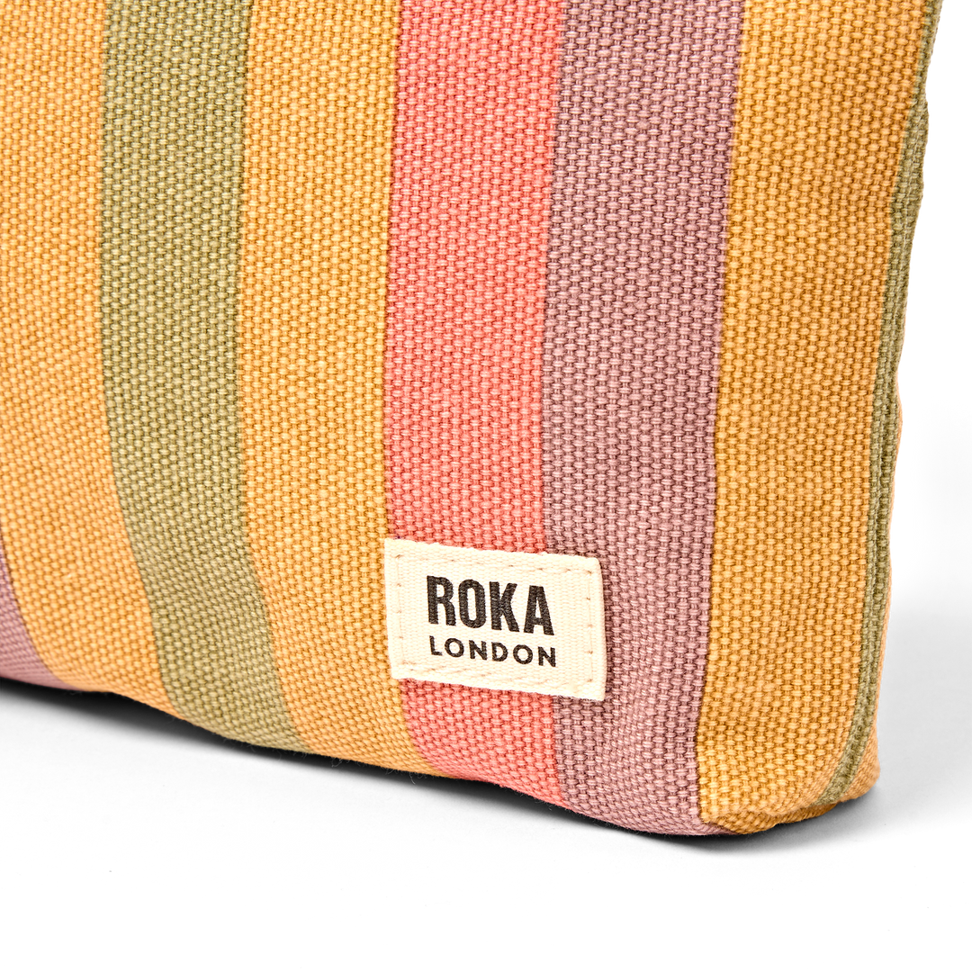 Maida Vale Pouch in Faded Multi Stripe