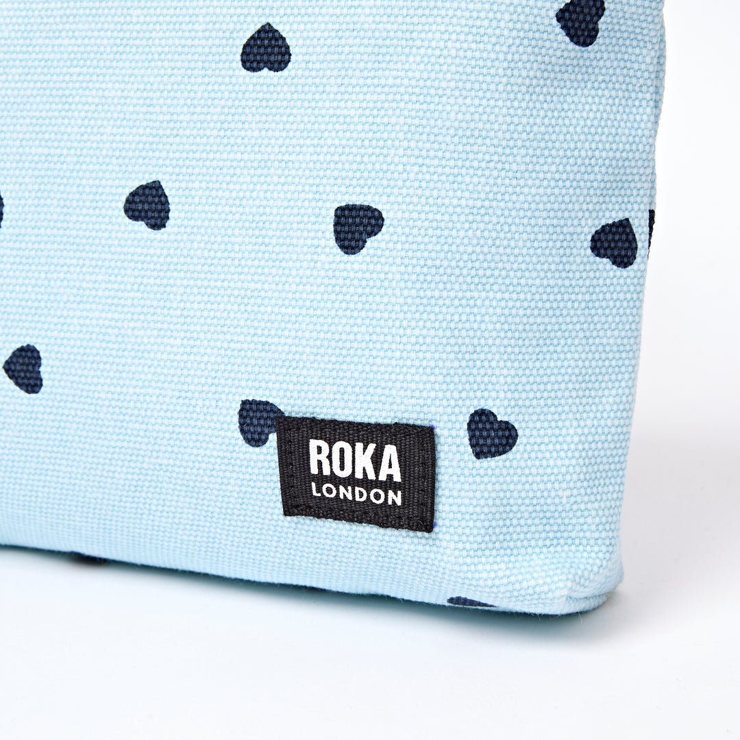 Maida Vale Pouch in Heart Print