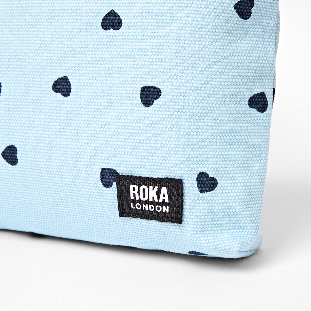 Maida Vale Pouch in Heart Print