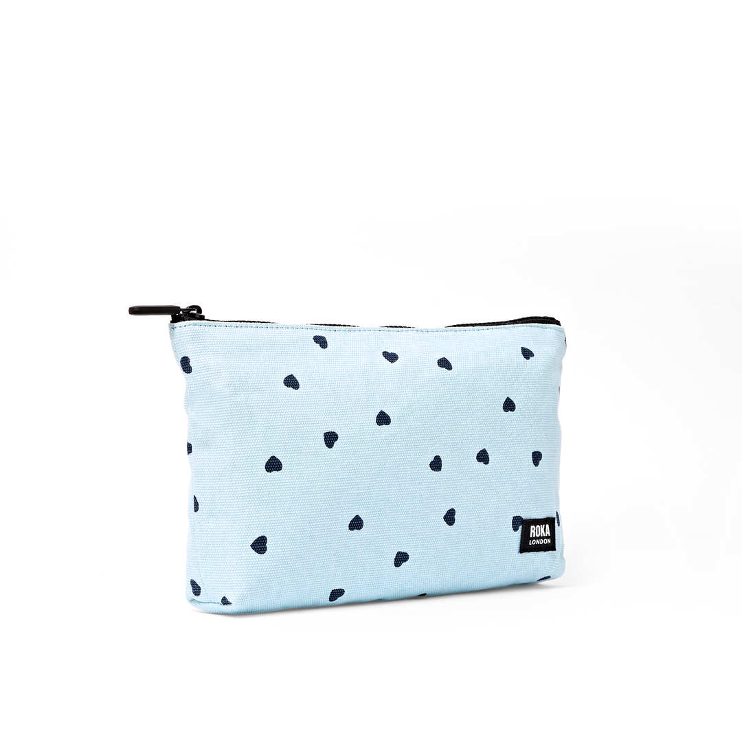 Maida Vale Pouch in Heart Print