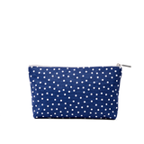 Maida Vale Pouch in Navy Polka