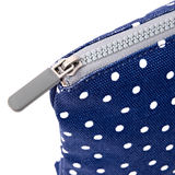Maida Vale Pouch in Navy Polka