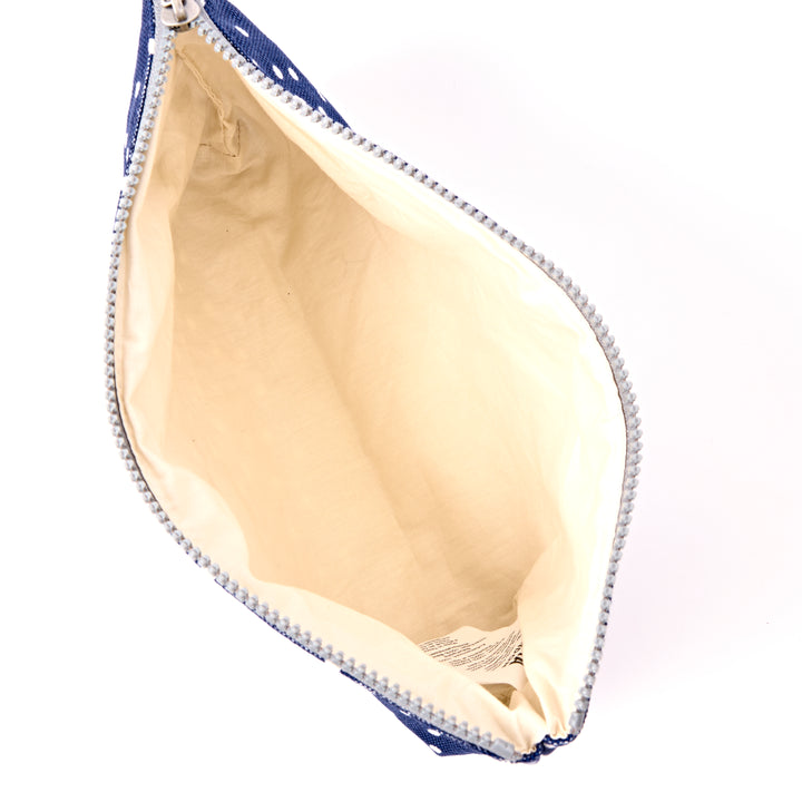 Maida Vale Pouch in Navy Polka