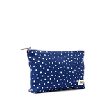 Maida Vale Pouch in Navy Polka