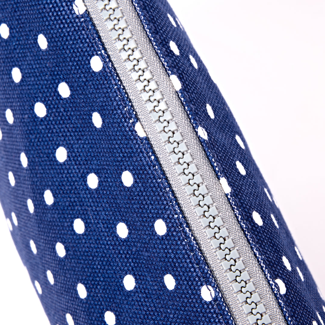 Maida Vale Pouch in Navy Polka