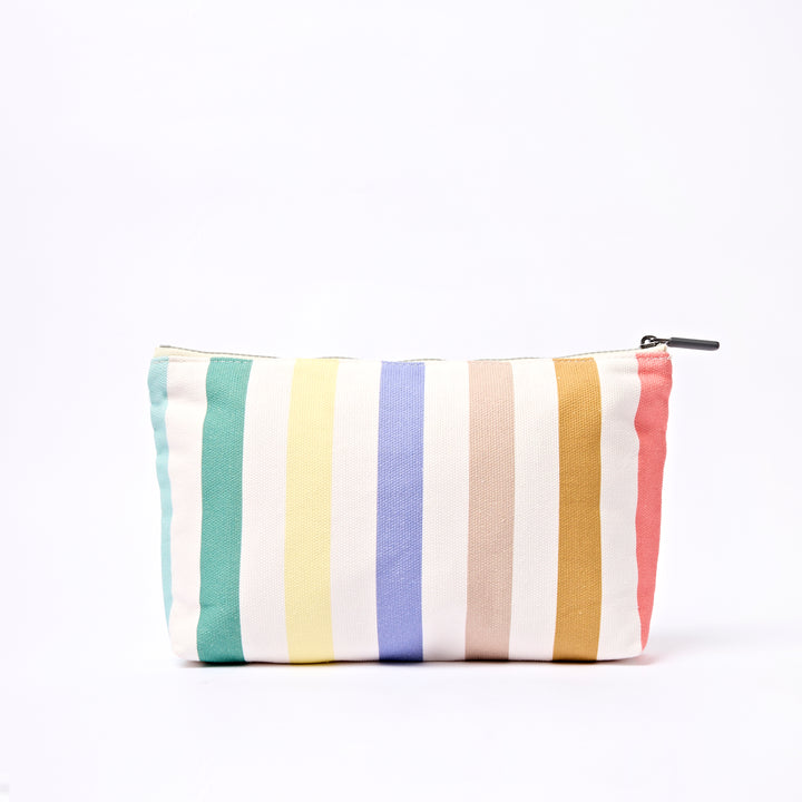 Maida Vale Pouch in Pastel Multi Stripe