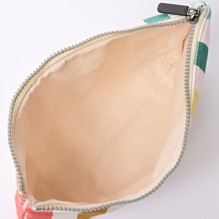 Maida Vale Pouch in Pastel Multi Stripe