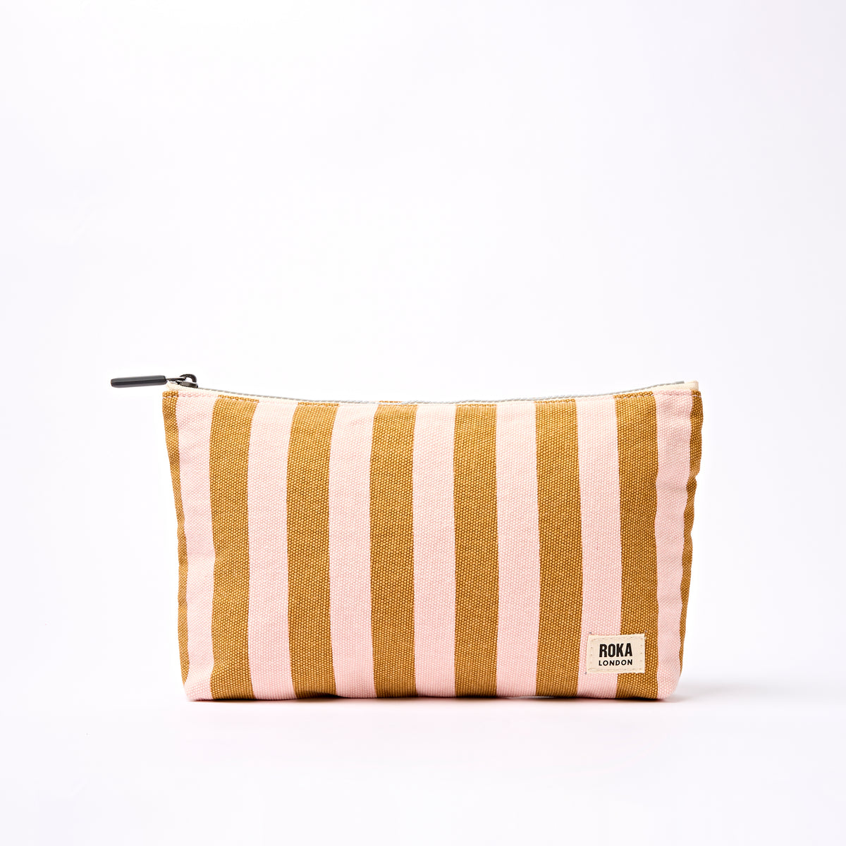 Maida Vale Pouch in Rose Gold Stripe