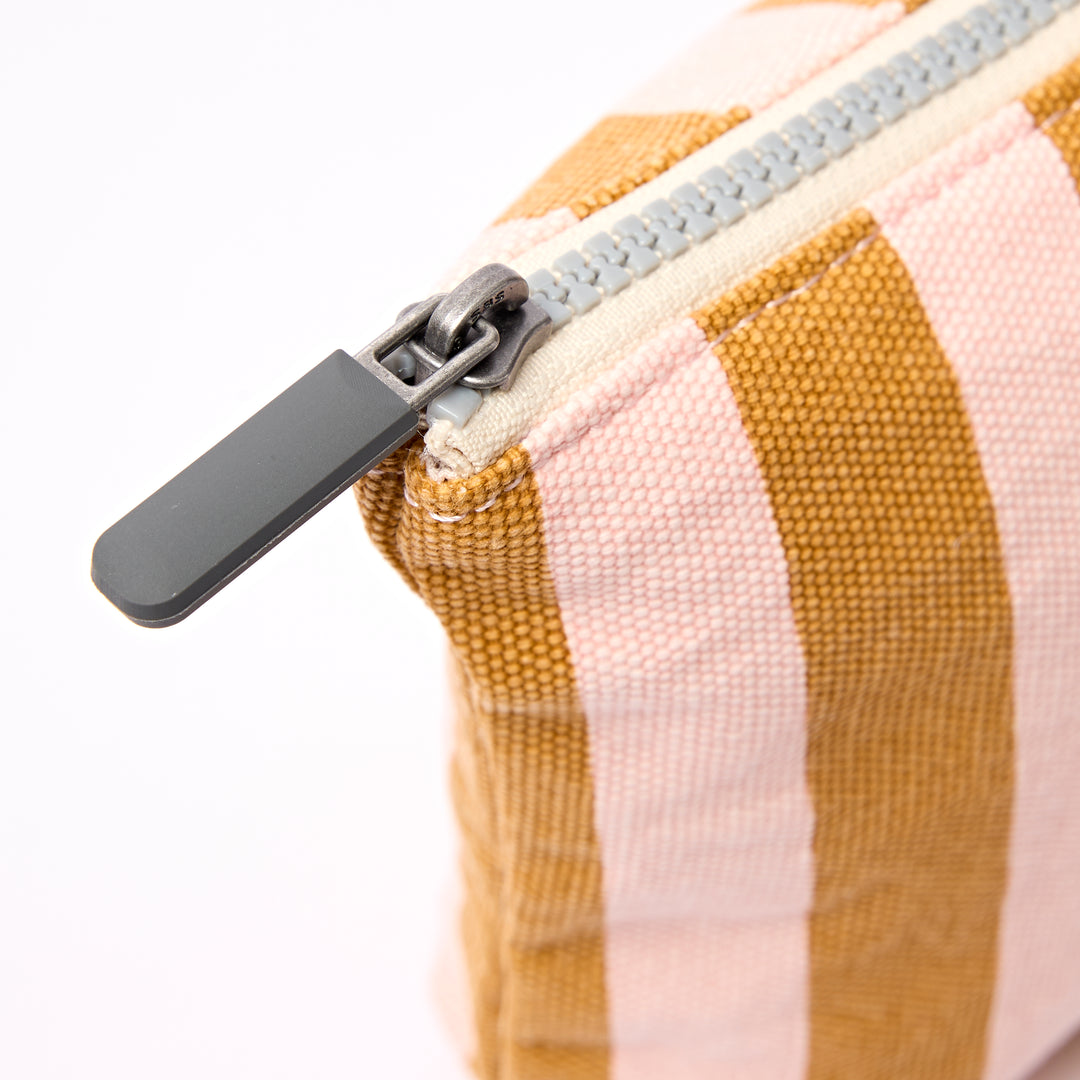 Maida Vale Pouch in Rose Gold Stripe