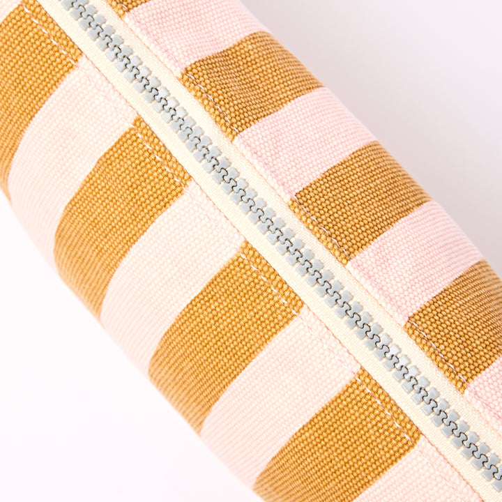 Maida Vale Pouch in Rose Gold Stripe