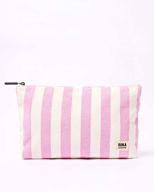 Maida Vale Pouch in Sherbet Stripe
