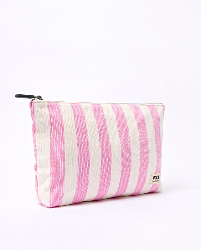 Maida Vale Pouch in Sherbet Stripe