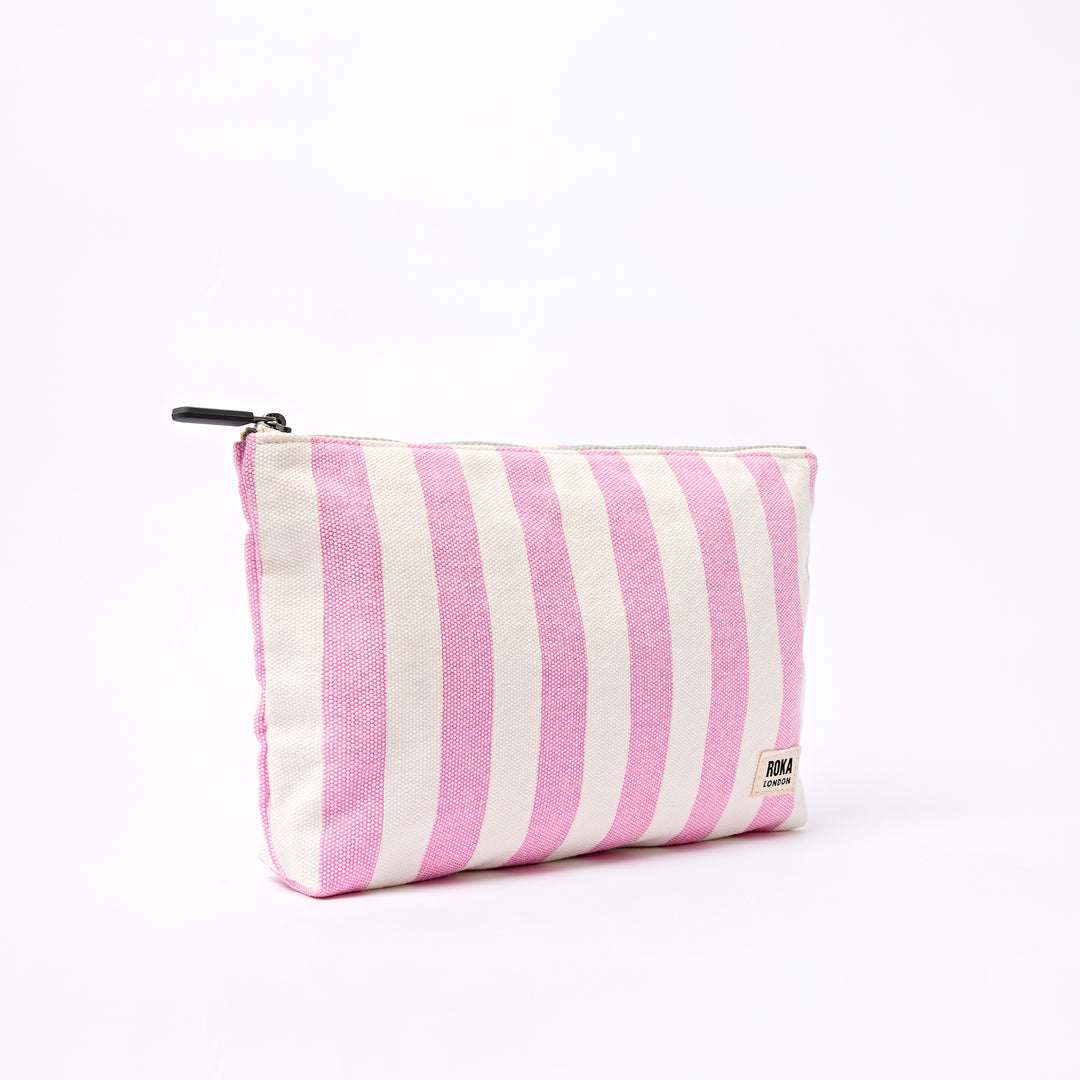 Maida Vale Pouch in Sherbet Stripe