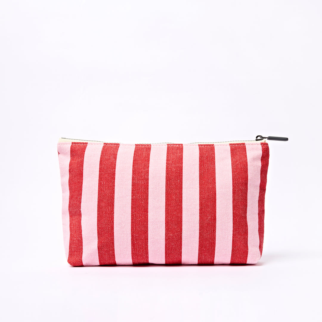 Maida Vale Pouch in Strawberry Stripe