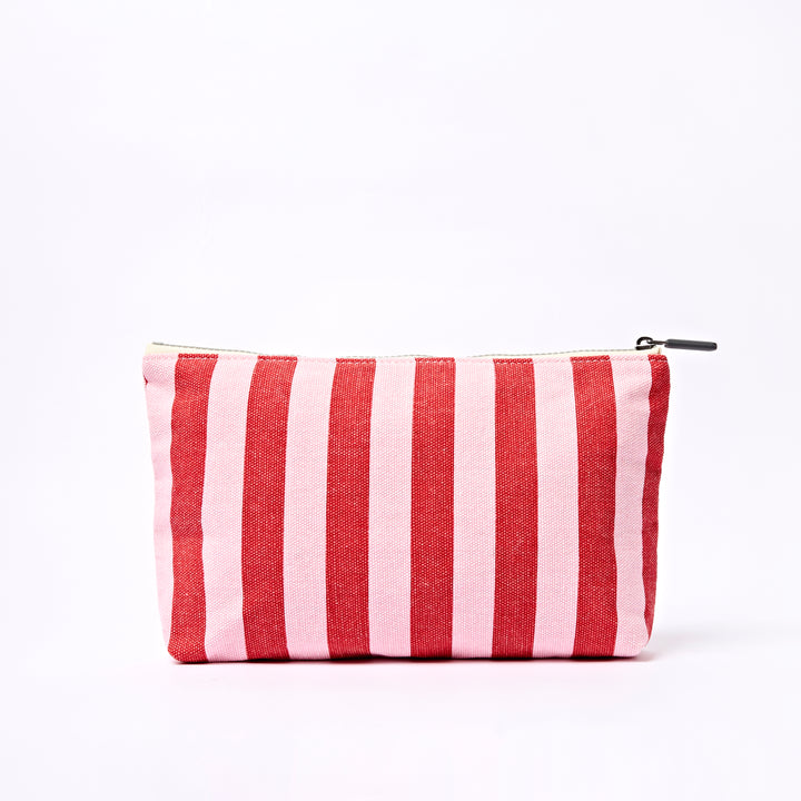 Maida Vale Pouch in Strawberry Stripe
