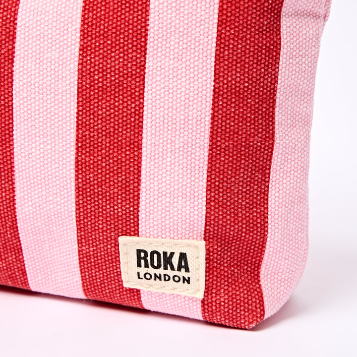 Maida Vale Pouch in Strawberry Stripe