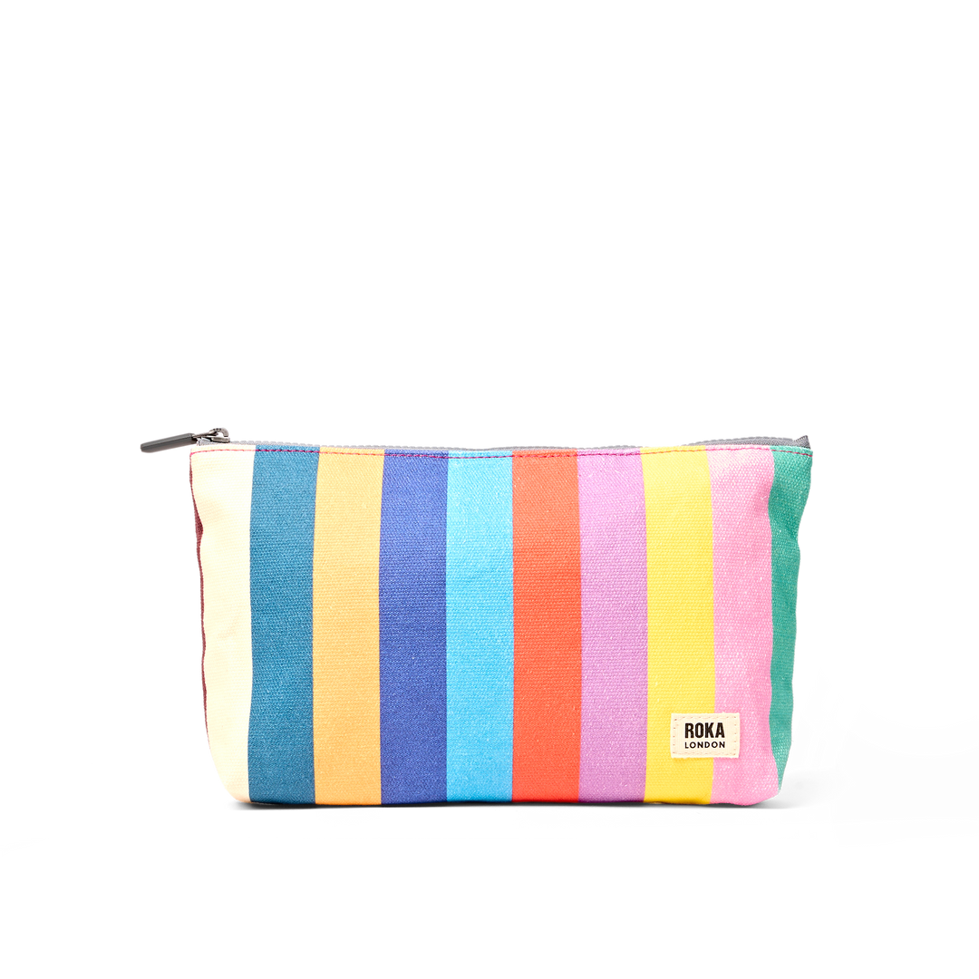 Maida Vale Pouch in Wide Stripe Multi