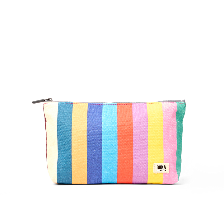 Maida Vale Pouch in Wide Stripe Multi