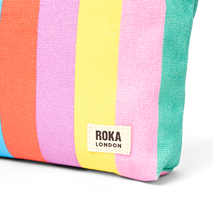 Maida Vale Pouch in Wide Stripe Multi