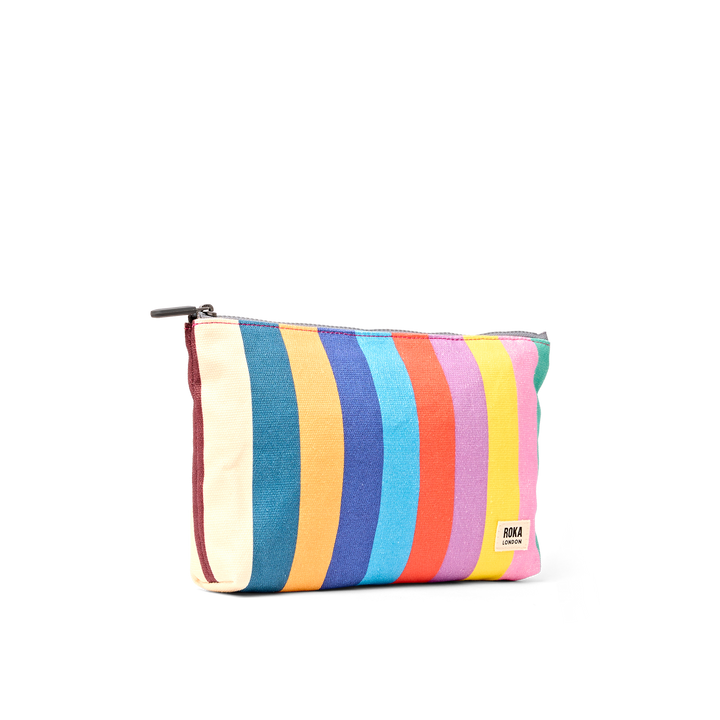 Maida Vale Pouch in Wide Stripe Multi