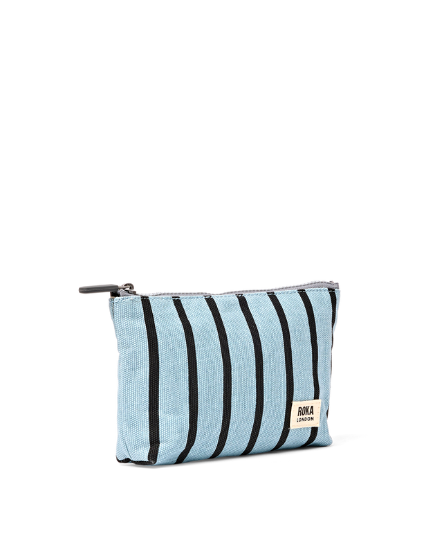 Maida Vale Pouch in Blue Stripe