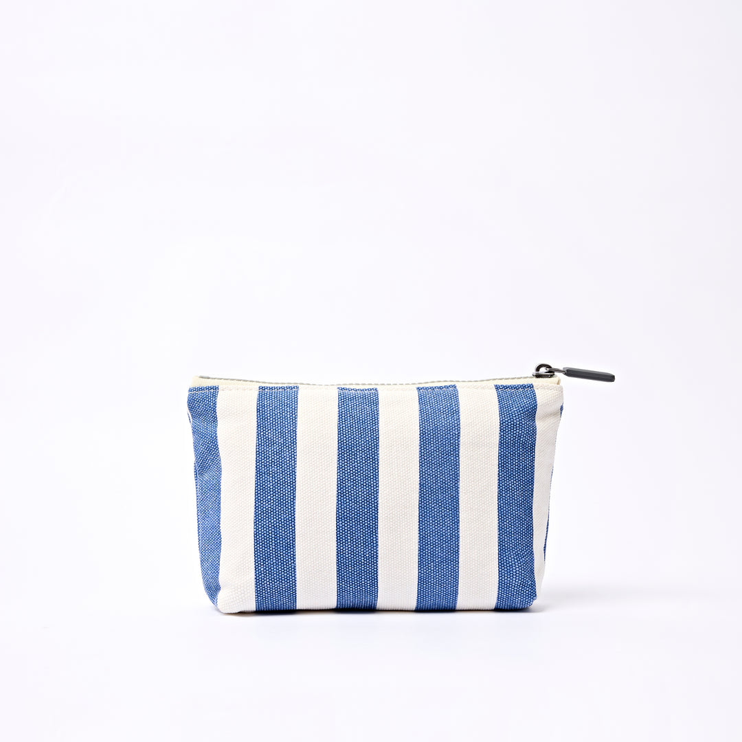 Maida Vale Pouch in Denim Stripe