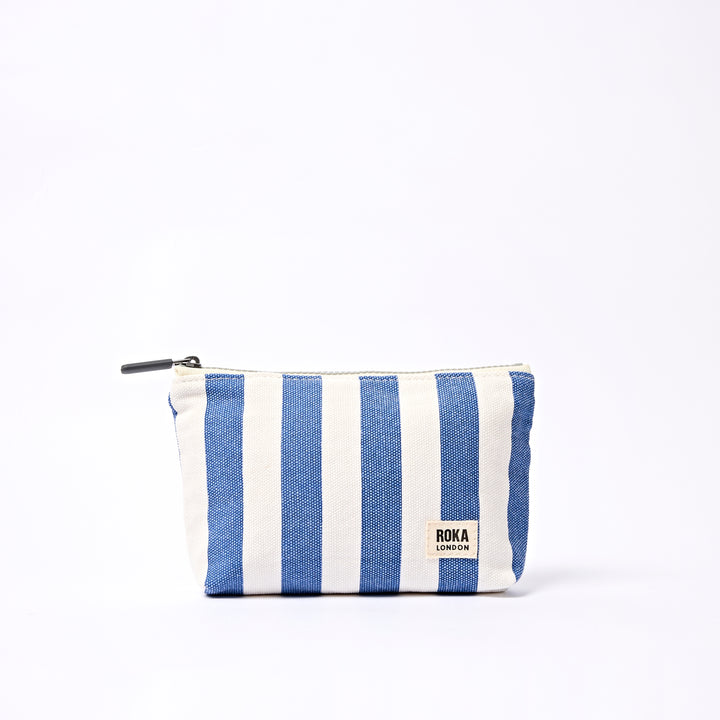 Maida Vale Pouch in Denim Stripe