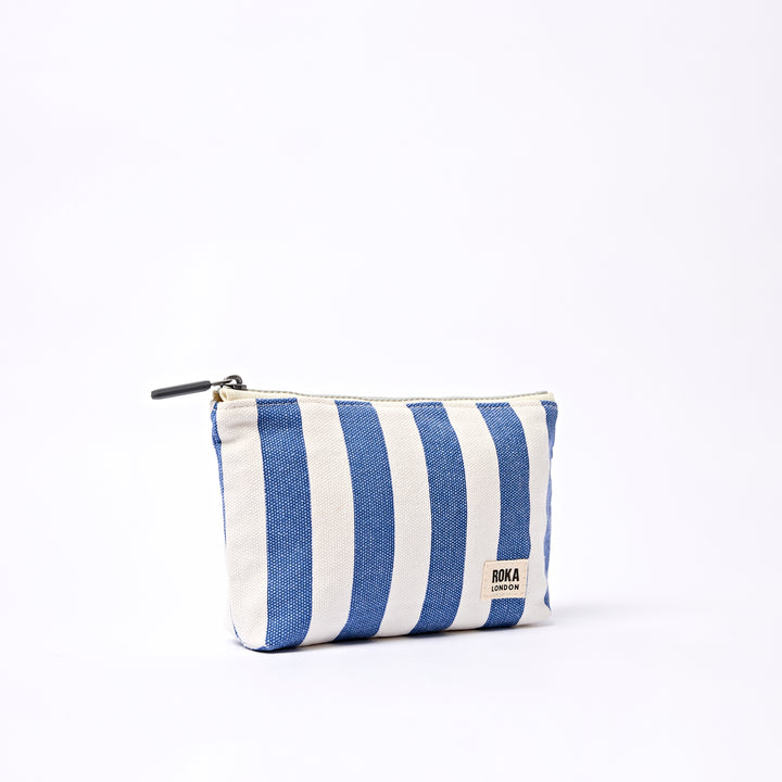Maida Vale Pouch in Denim Stripe