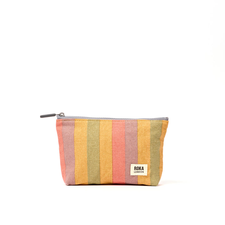Maida Vale Pouch in Faded Multi Stripe