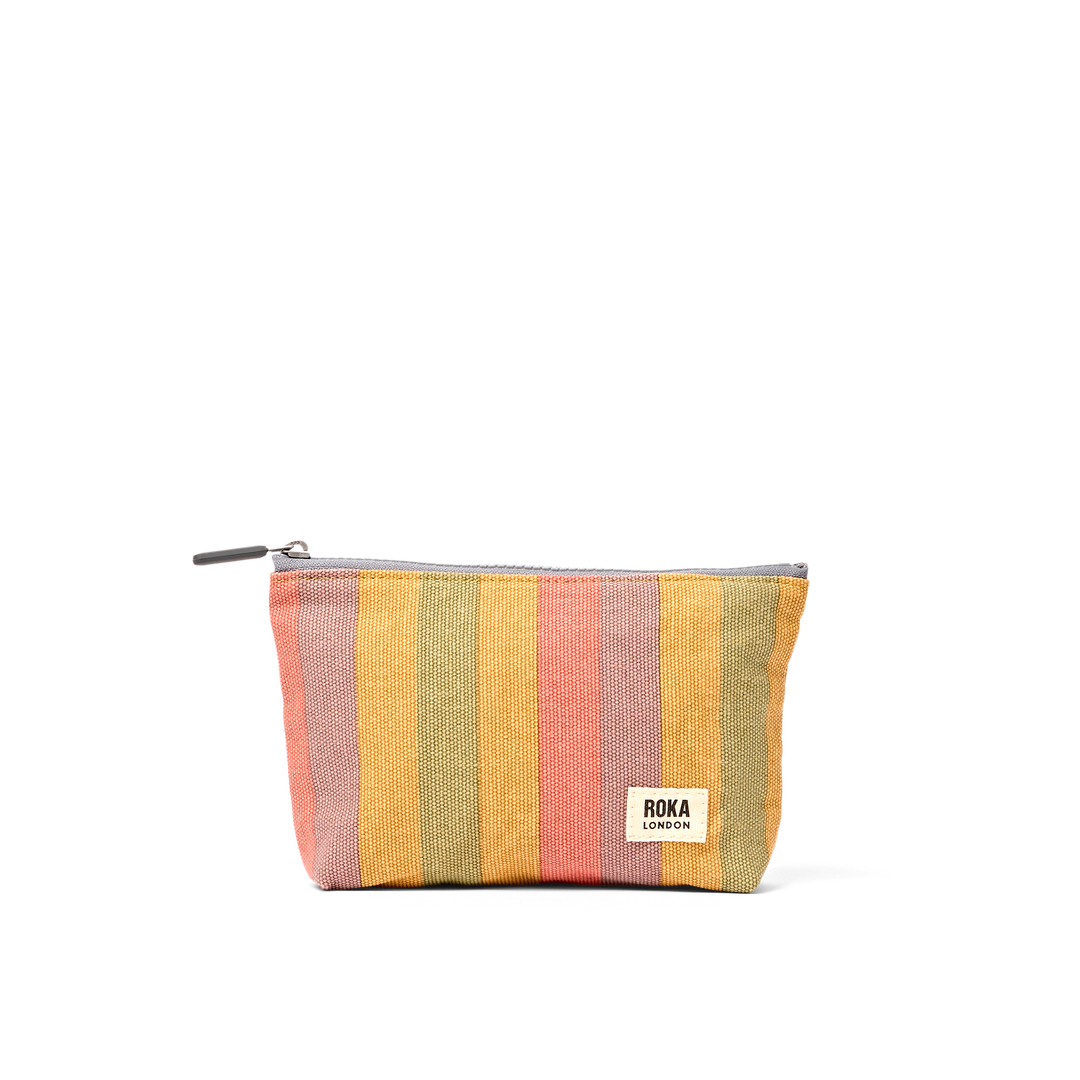 Maida Vale Pouch in Faded Multi Stripe