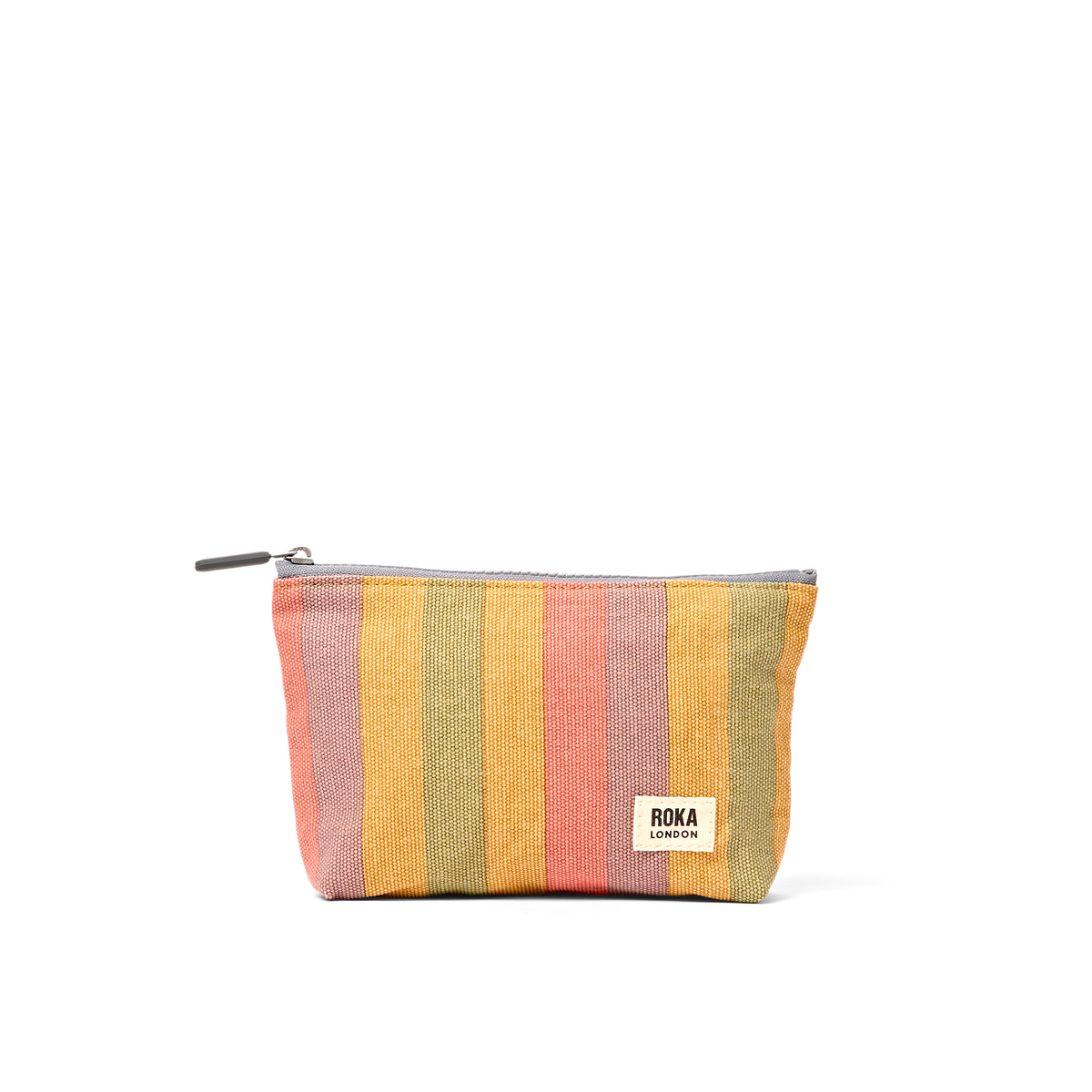 Maida Vale Pouch in Faded Multi Stripe