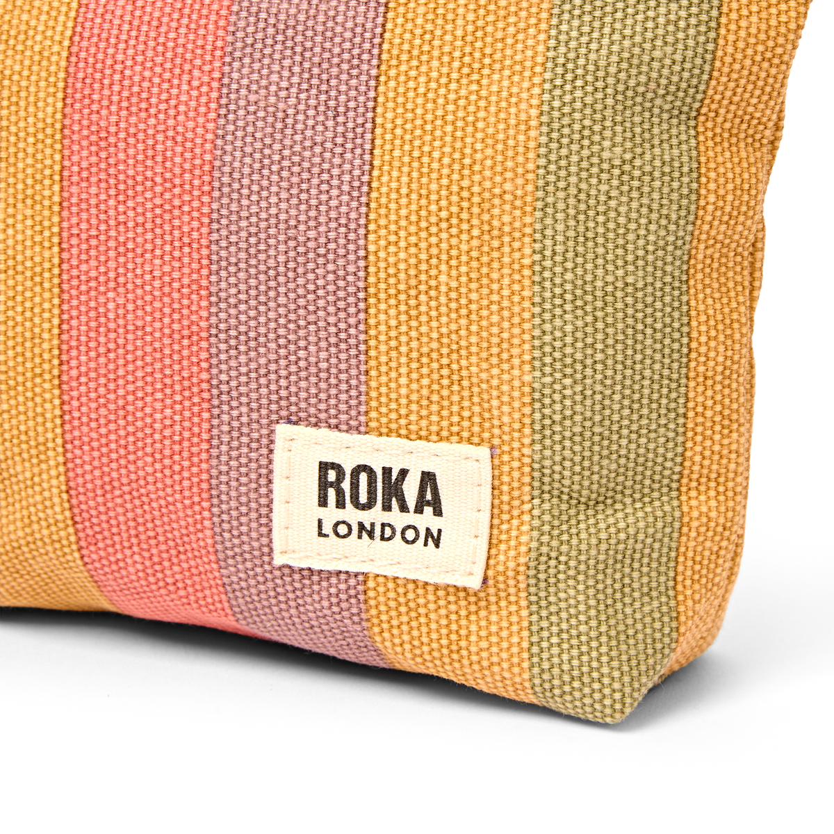 Maida Vale Pouch in Faded Multi Stripe